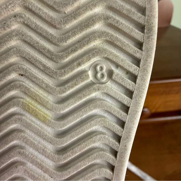 Vintage Havana Ream white platform sneakers woman 8 star leather lace up - Picture 8 of 9